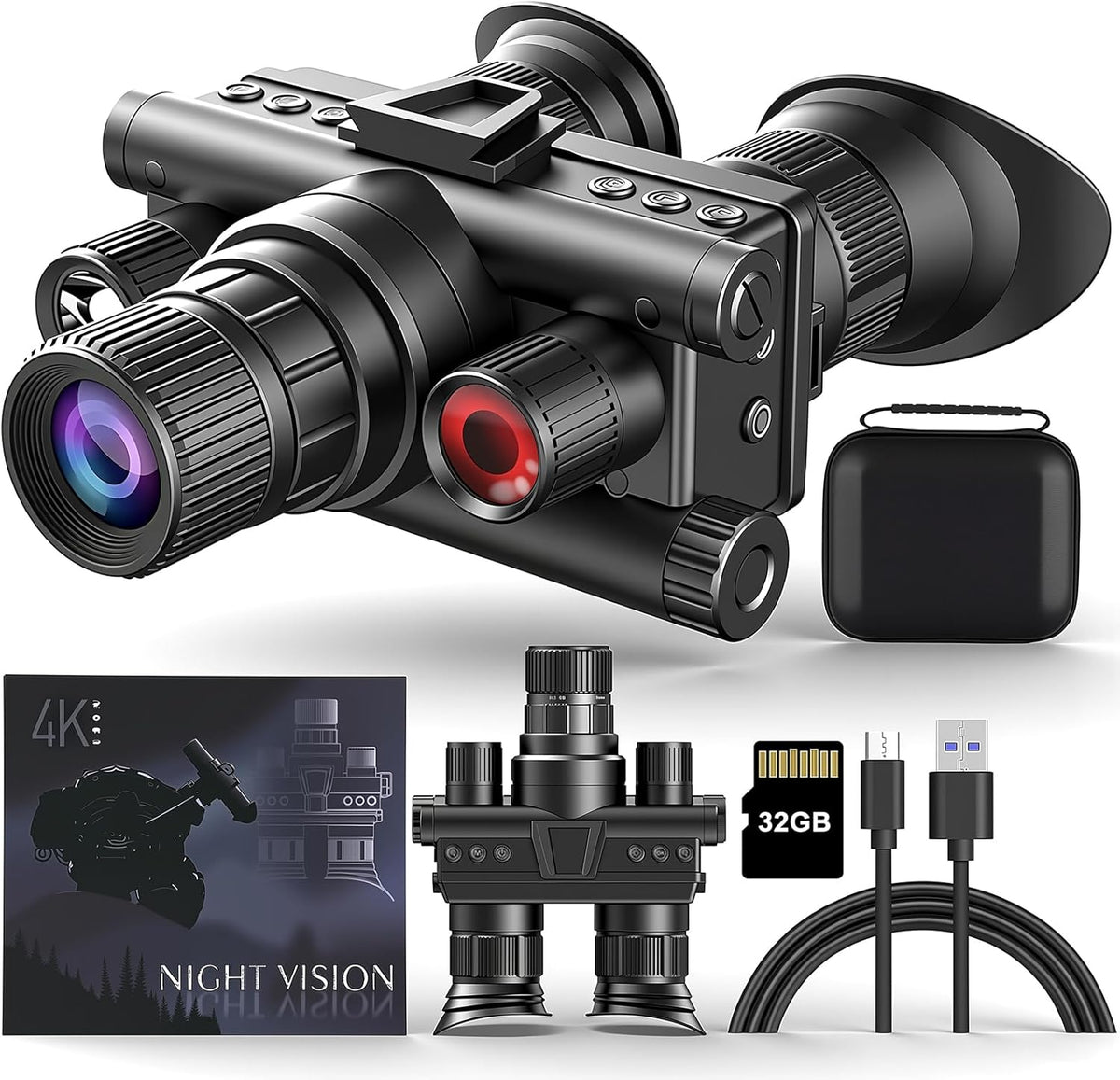 Outdoor night vision with mount