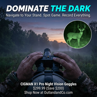 Outdoor night vision with mount