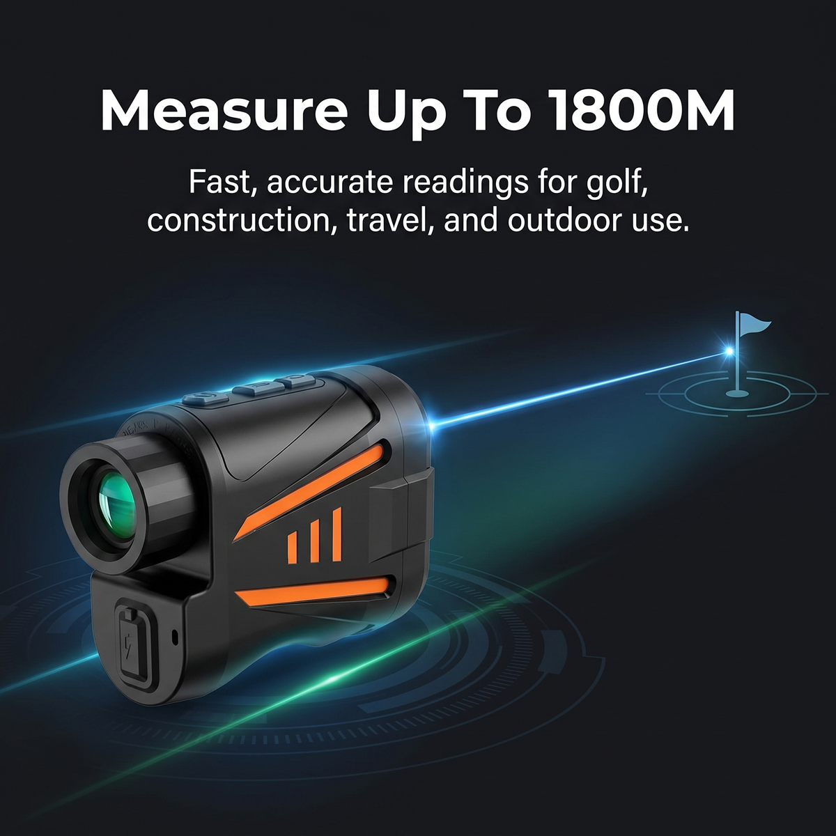 GLYD Laser Range Finder | 1800 Meters